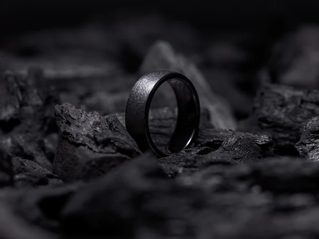 PAGO Ring Black Rough